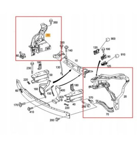 Mercedes E-Klasse W212 Scheinwerferblende links – 3153