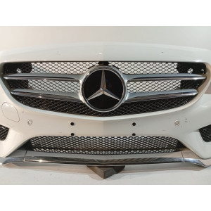Mercedes C W205 AMG-Paket Frontstoßstange weiß – 18378