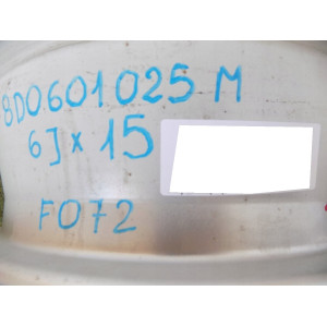 AUDI A4 A6 Leichtmetallfelge / Felge 15 Zoll 5x112 OE: 8D0601025M -2610
