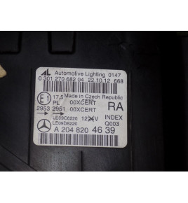 Mercedes W204 LCI Motorhaube, Stoßstange, Leuchten – 12560