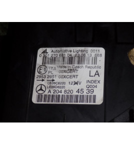 Mercedes W204 LCI Motorhaube, Stoßstange, Leuchten – 12560