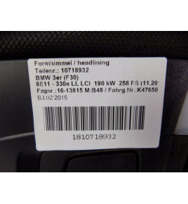 BMW 3er F30 Dachhimmel M-Paket – 0017