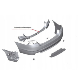 BMW 4 F32 F33 Stoßfängerblende links hinten – 2770