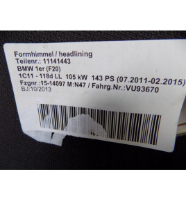 BMW 1 F20 Dachhimmel M-Paket / Schiebedach – 0007